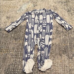 Stylish Navy and White Kids Footie